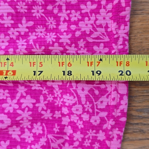 THEREABOUTS BRAND GIRLS PINK FLORAL SUMMER TANK TOP SIZE XL 16 - Picture 8 of 10